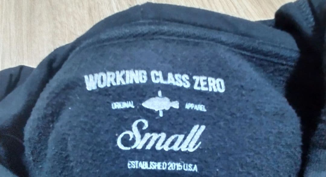 working class zeroフーディーパーカー　ワーキングクラスゼロ