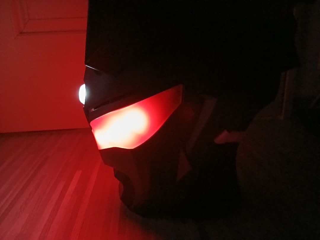 ★発光 【ウルトラマンゼロ(ダークロプスゼロ)】 1/1 コスプレ マスク お面