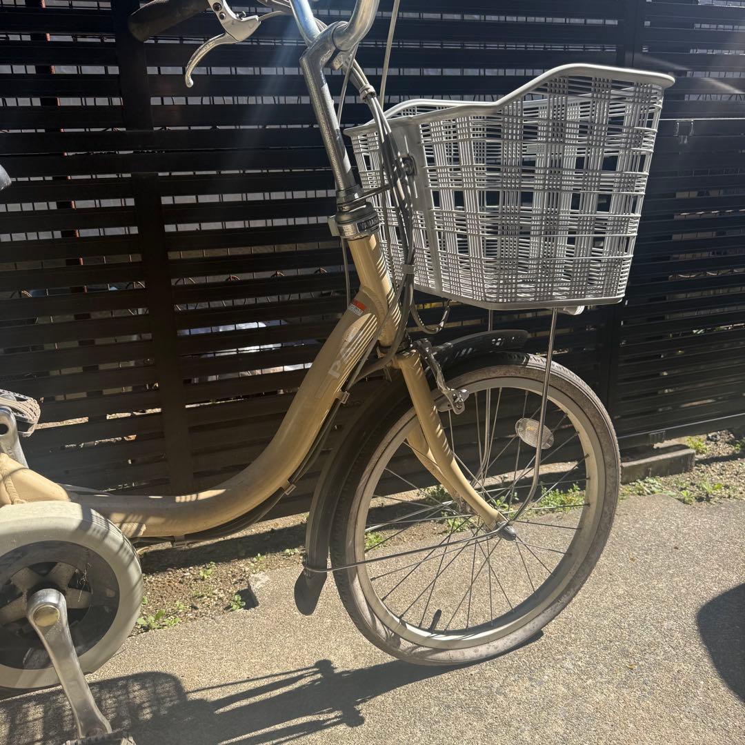 電動アシスト自転車 ベージュ