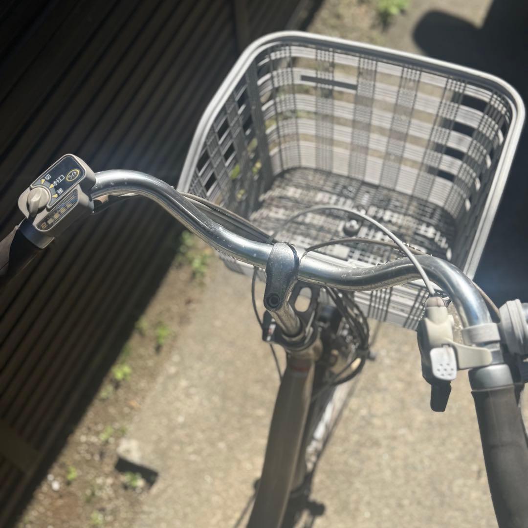電動アシスト自転車 ベージュ