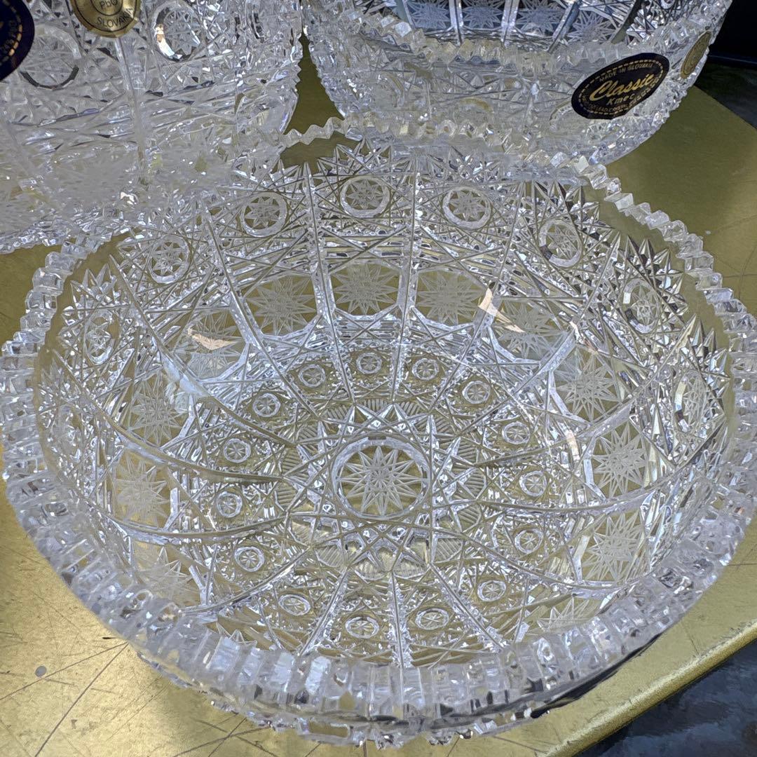 【高級】Kmec HANDCUT pbo24％LEADクリスタル中鉢6つ