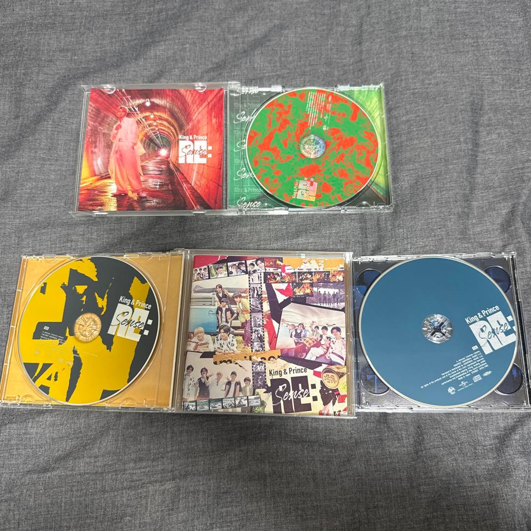 King & Prince Re:Sense 3枚セット 全形態 特典付き