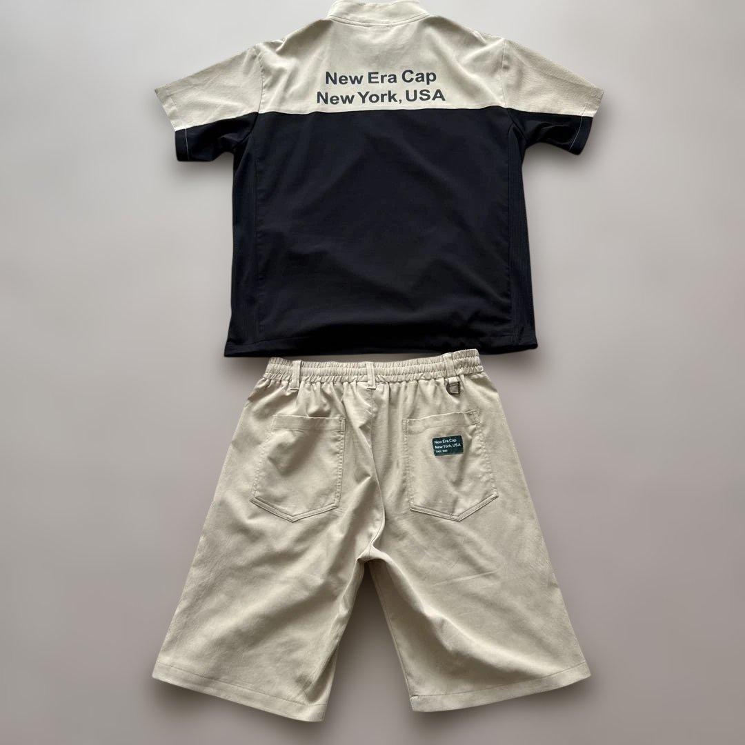NEW ERA ゴルフウェア　半袖シャツ　Lサイズ＆ショートパンツ Mサイズ