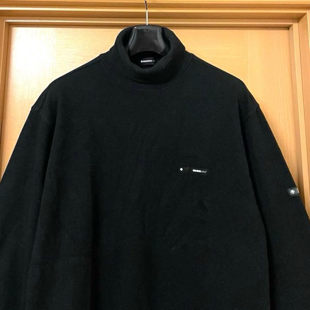 デサント ゴルフ タートルネック 長袖 Tシャツ ロンティー トップス