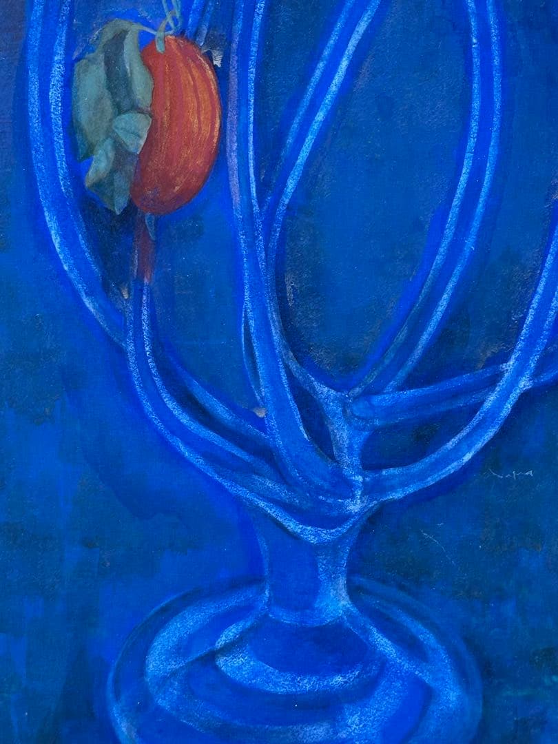 貴重M10号額縁　果物と植物の静物画　日本画　静物画　美術品　ア-ト インテリア