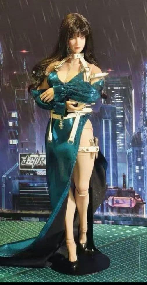 1/6スケール 女性用　ハンドメイド　シームレスフィギュア衣装　セクシードレス