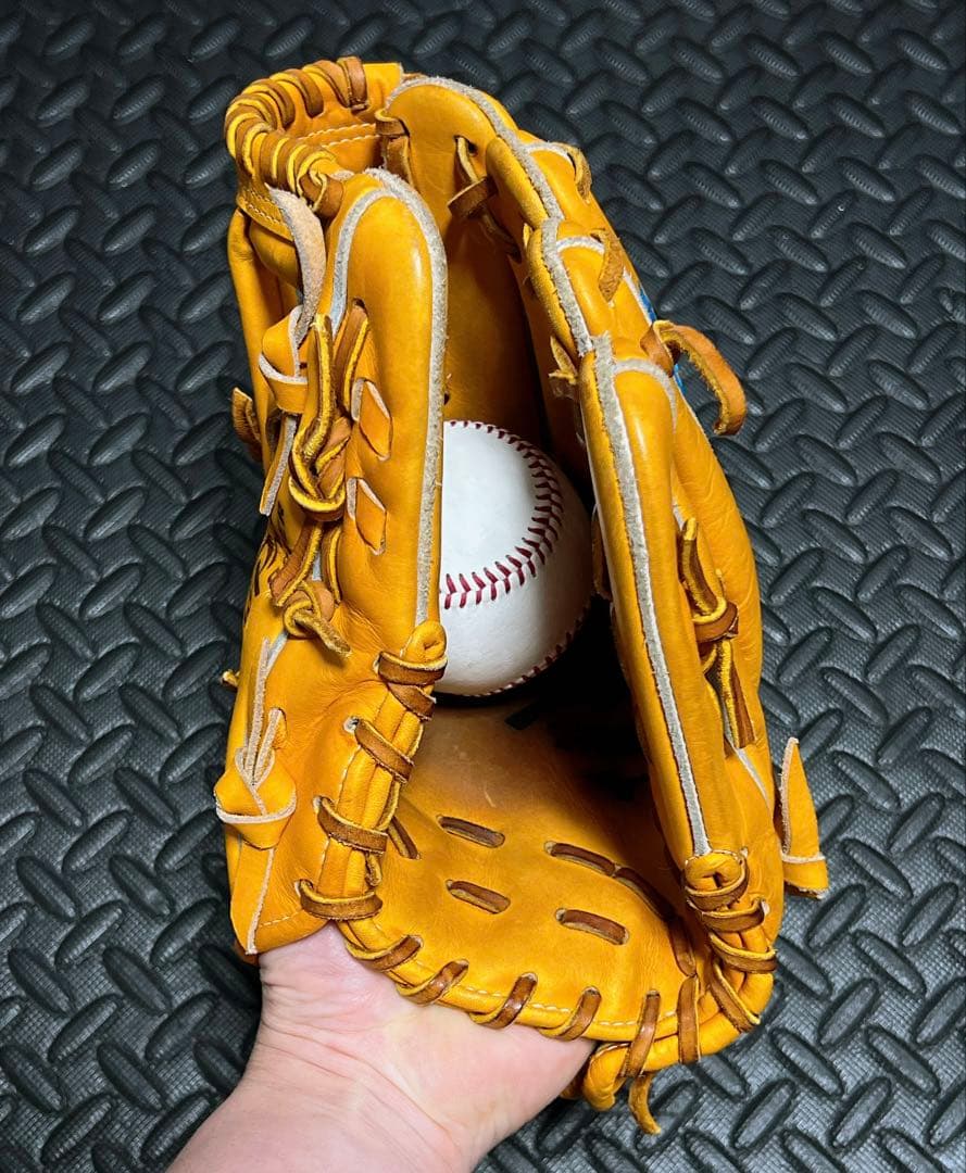 日本製 ミズノプロ ダイバーシティブルー オーダー 軟式 内野手用 グローブ