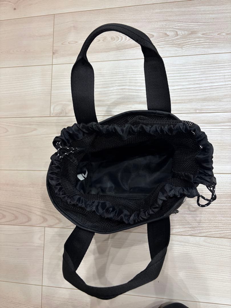 BLACK BUNNY 保冷付きメッシュバッグ ブラック
