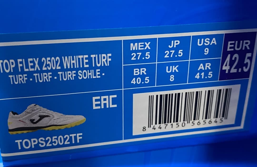 シューズ joma / TOP FLEX 2502 WHITE TF (27.5)