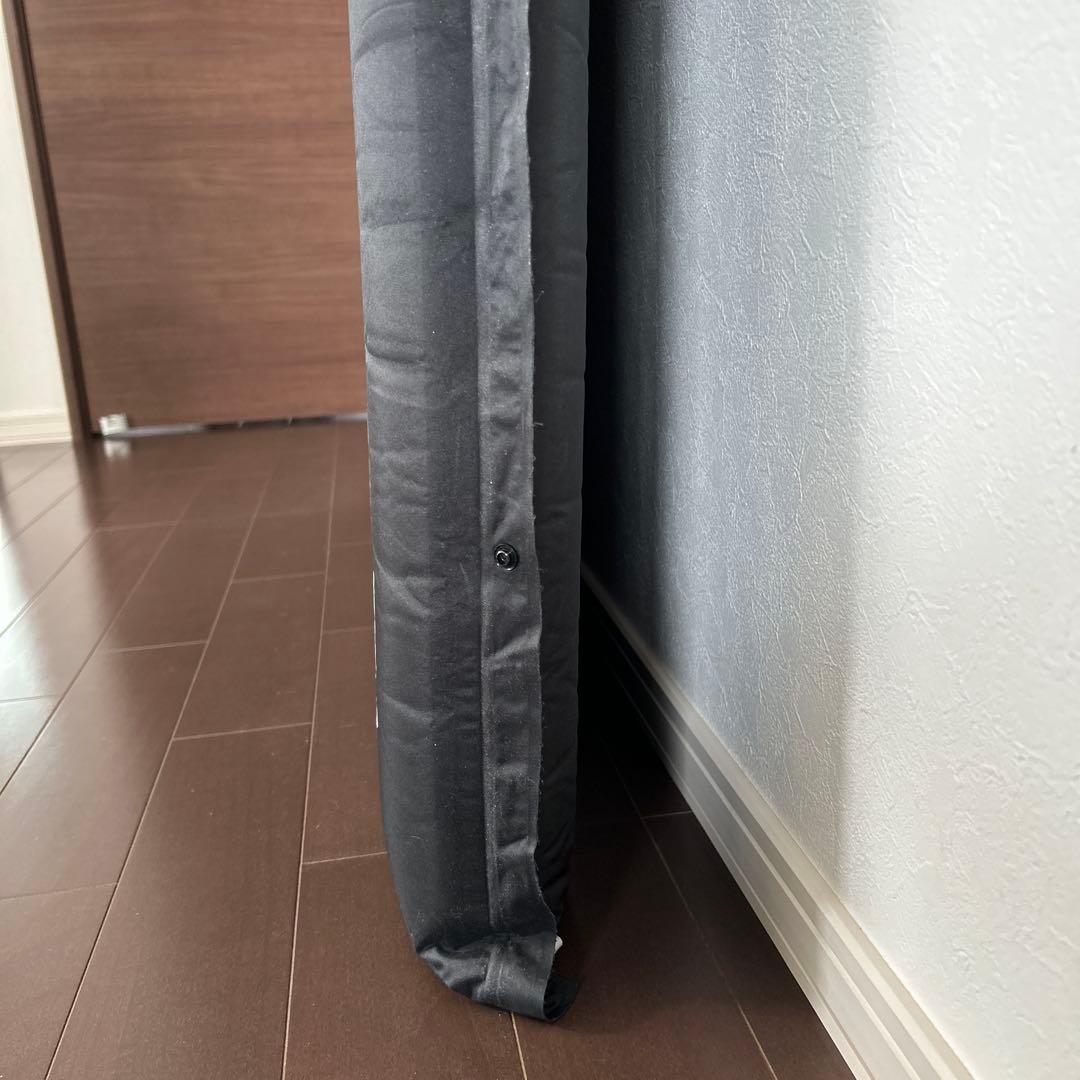 FIELDOOR 車中泊マット Lサイズ 厚さ10cm ブラック