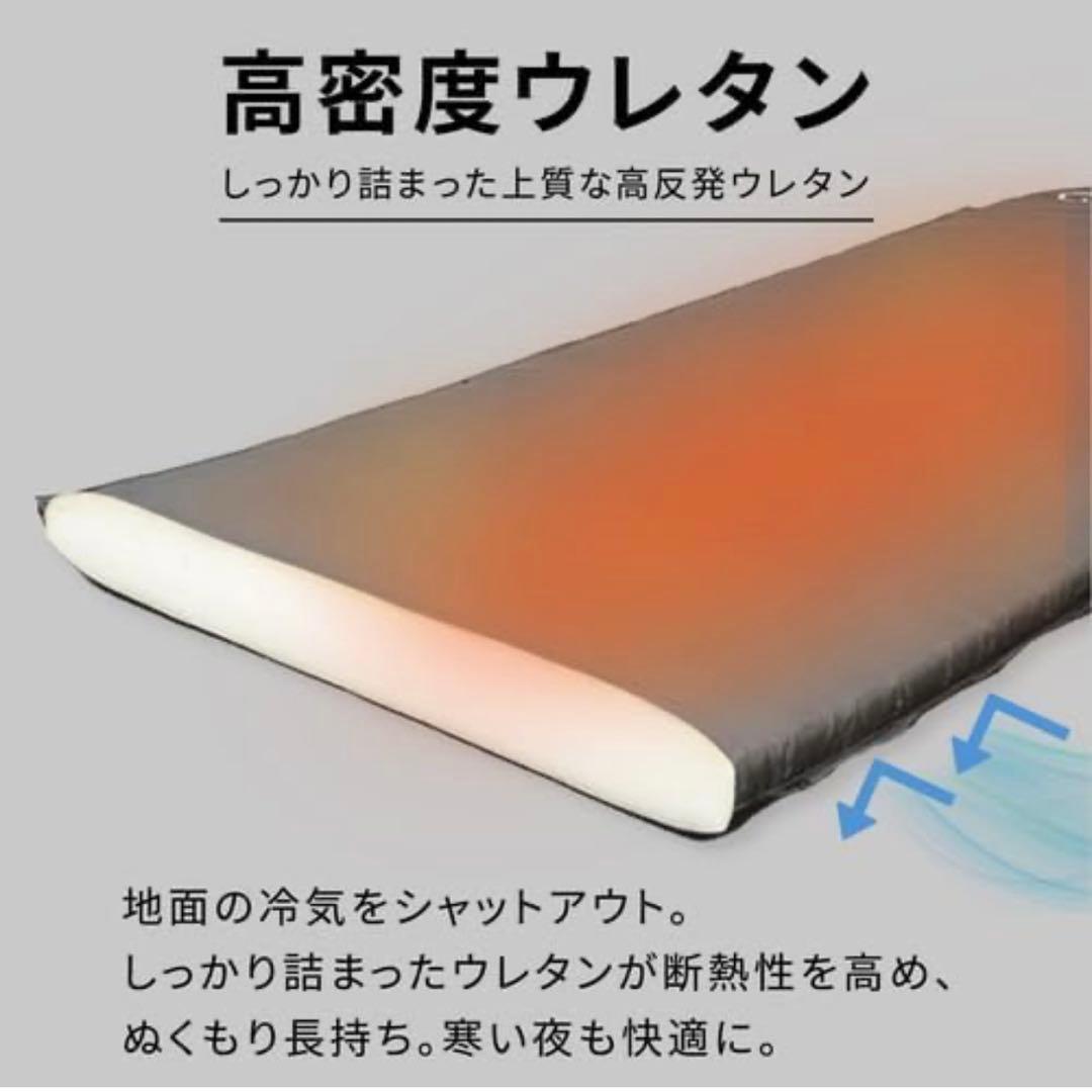 QUICKCAMP クイックキャンプ 車中泊マット シングル 5cm 2個セット