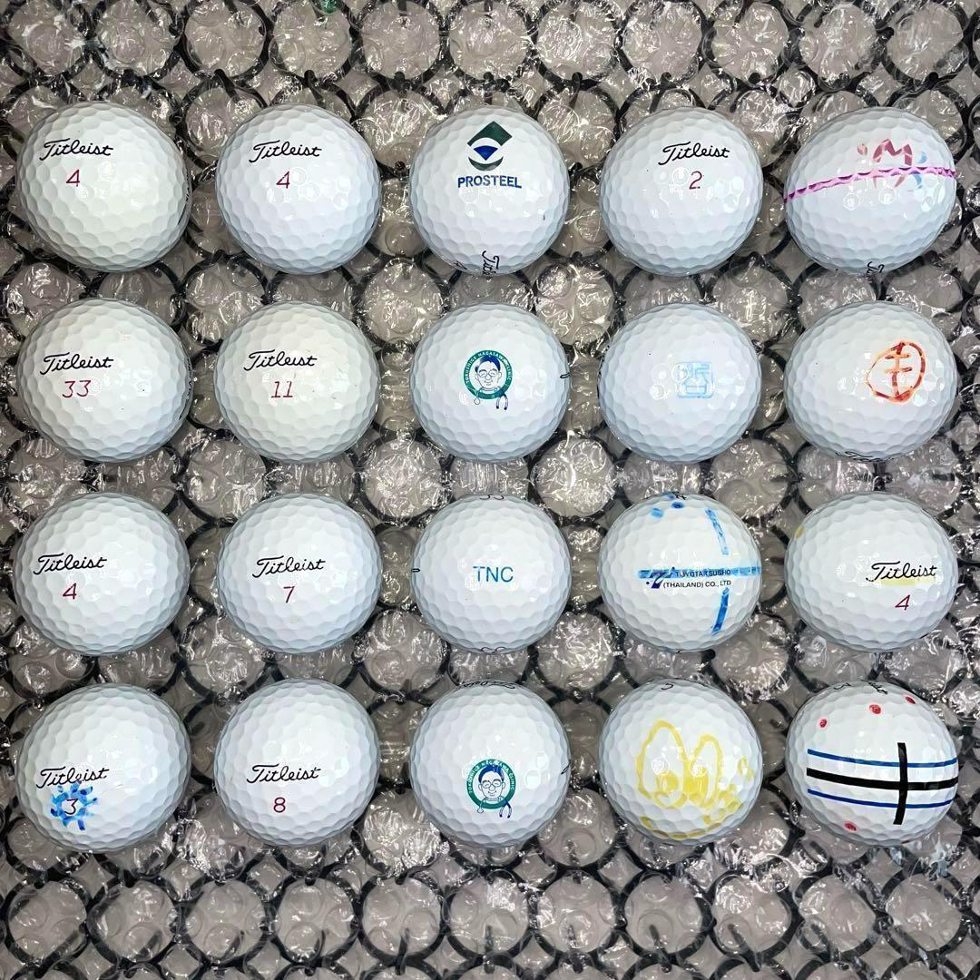 【2023年】PRO V1X Sランク 20球　627おまけtee付ロストボール