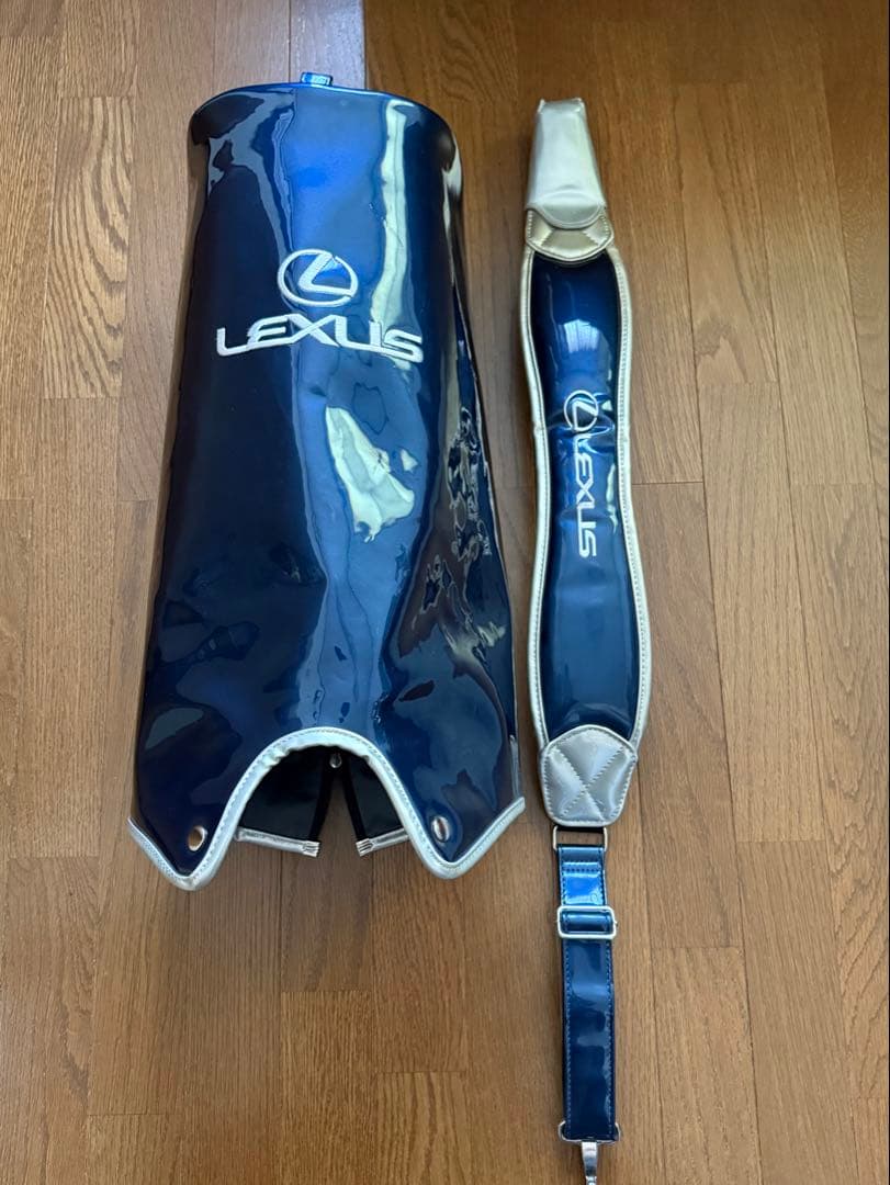 【非売品】LEXUS ゴルフキャディバッグ ネイビー/シルバー