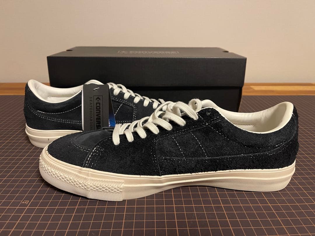 CONVERSEコンバースSKATESTAR SK OXスエードブラック27.5