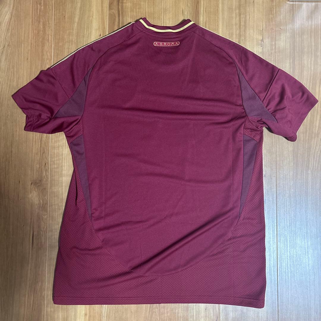 ゆーまろ　AS Roma サッカーシャツ XL ワインレッド