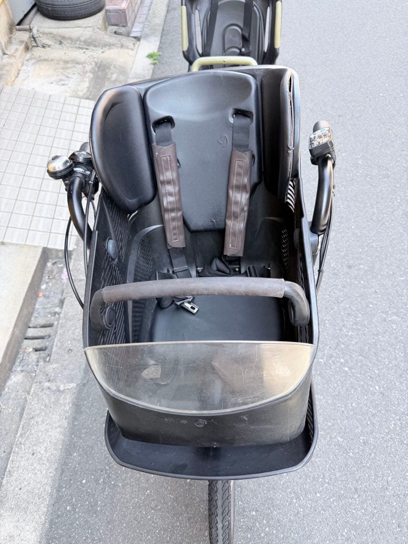 子供乗せ　ヤマハ　3人　電動アシスト自転車 チャイルドシート付き