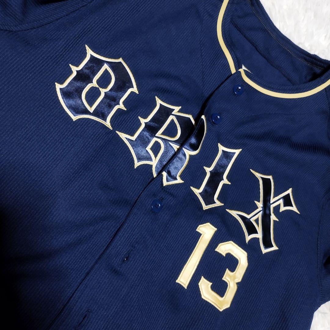 美品　デサント　オリックス・バファローズ　レプリカユニフォーム　山岡泰輔　 L