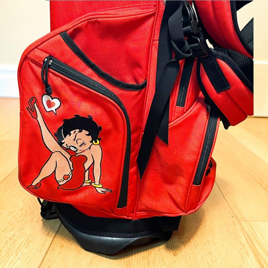 廃盤❣️稀少品✨Betty Boop スタンド式 キャディーバッグ ゴルフバッグ