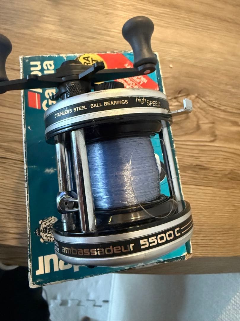 (値下げ)AbuGarciaambassadeur 5500Cリールアンバサダー