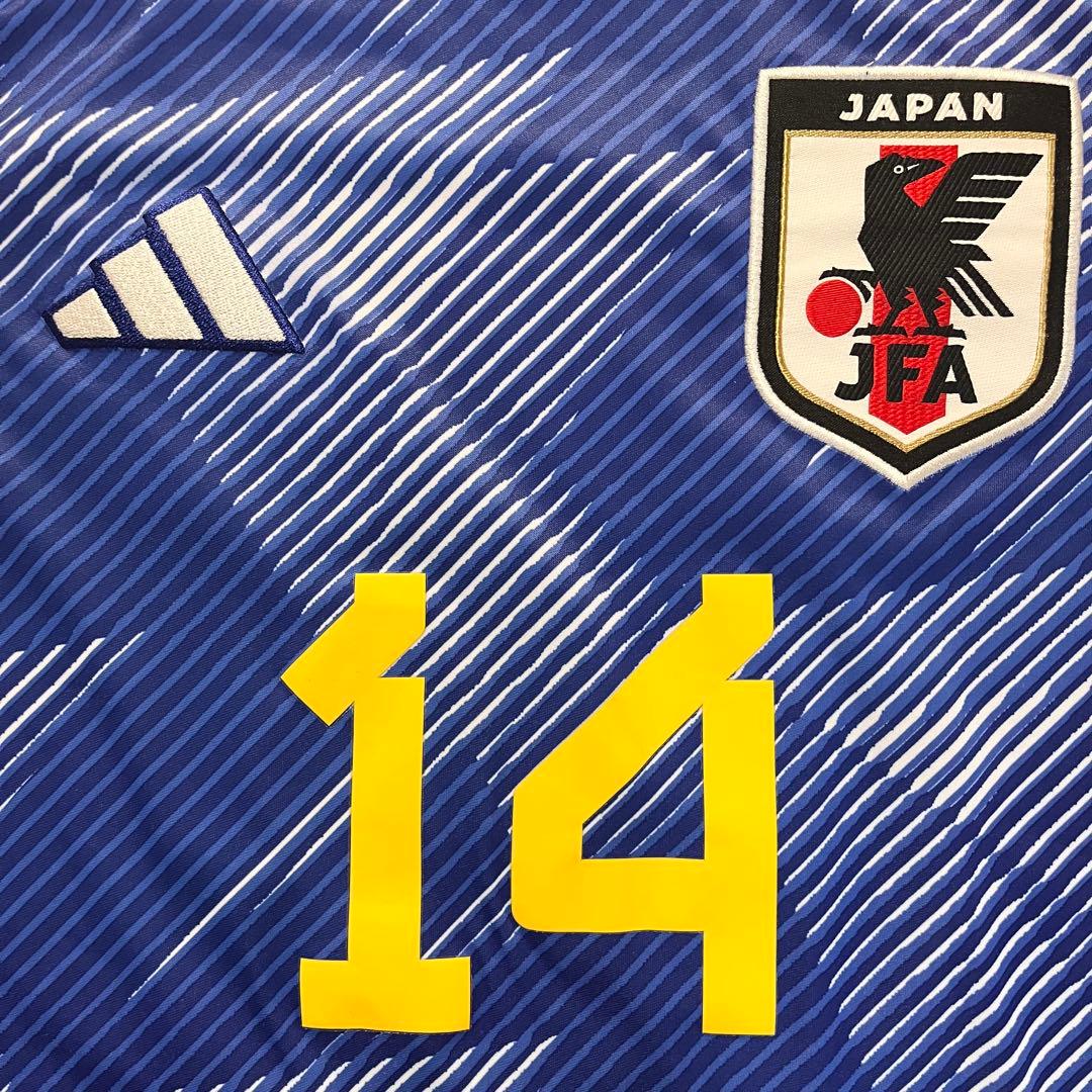 [美品]adidas 2022 日本代表 レプリカユニフォーム 伊東純也 14
