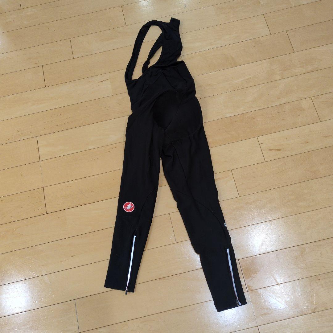 【Castelli】ENTRATA ビブタイツ L 冬用 裏起毛 6–14℃