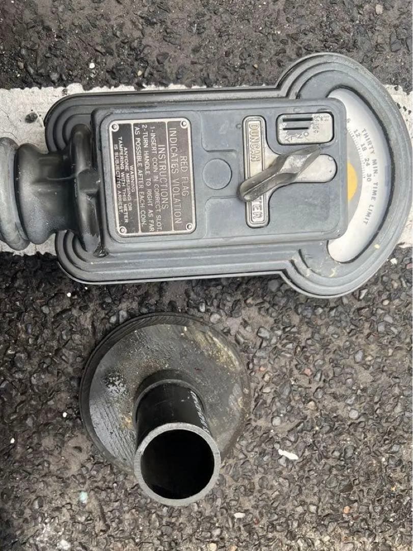 アメリカNYレトロ Duncan Meter 式駐車メーター