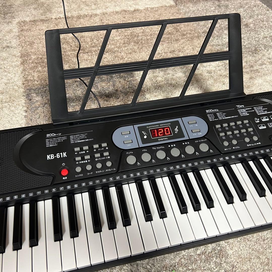 都内23区送料無料❗️電子ピアノ　KB-61K ガイド機能付き✨