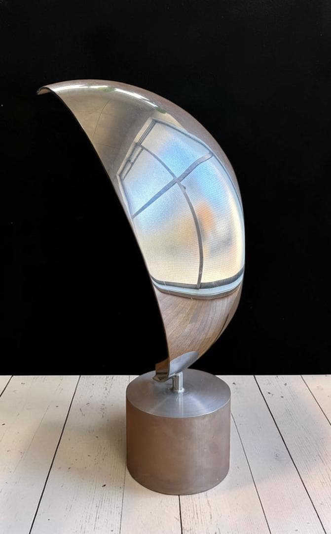 井上武吉 ステンレス彫刻「My Sky Hole 1991年 45.5 cm