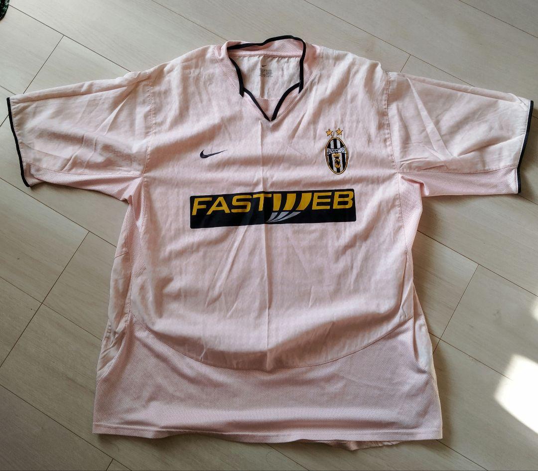 NIKE 03-04 ユベントスアウェイ サッカーユニフォーム　ピンク　希少レア
