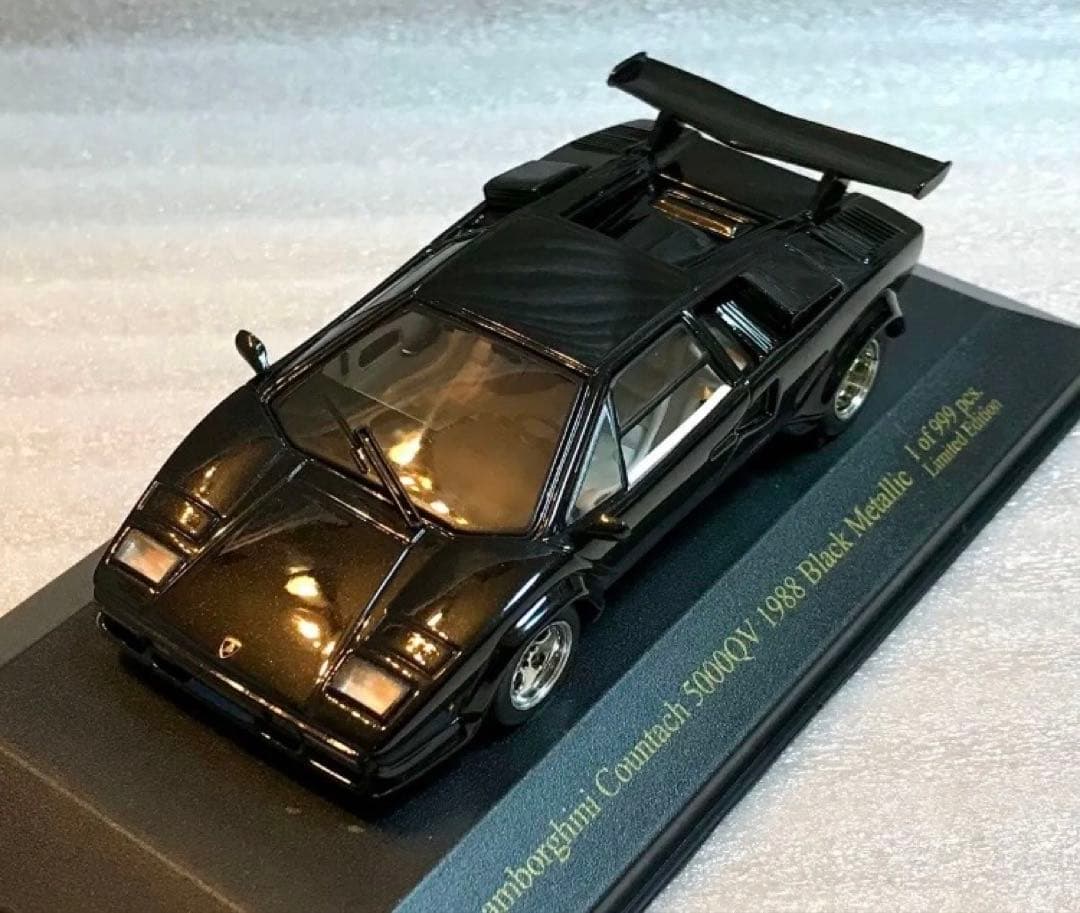 ジール特注1/43 カウンタック5000QV ブラックメタリック【絶版 極美品】