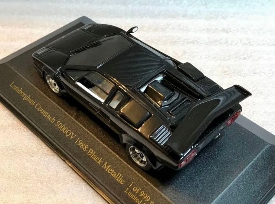 ジール特注1/43 カウンタック5000QV ブラックメタリック【絶版 極美品】