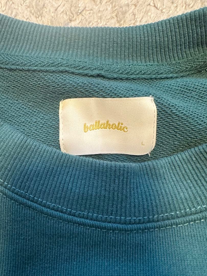 ballaholic ダークグリーン スウェット Lサイズ