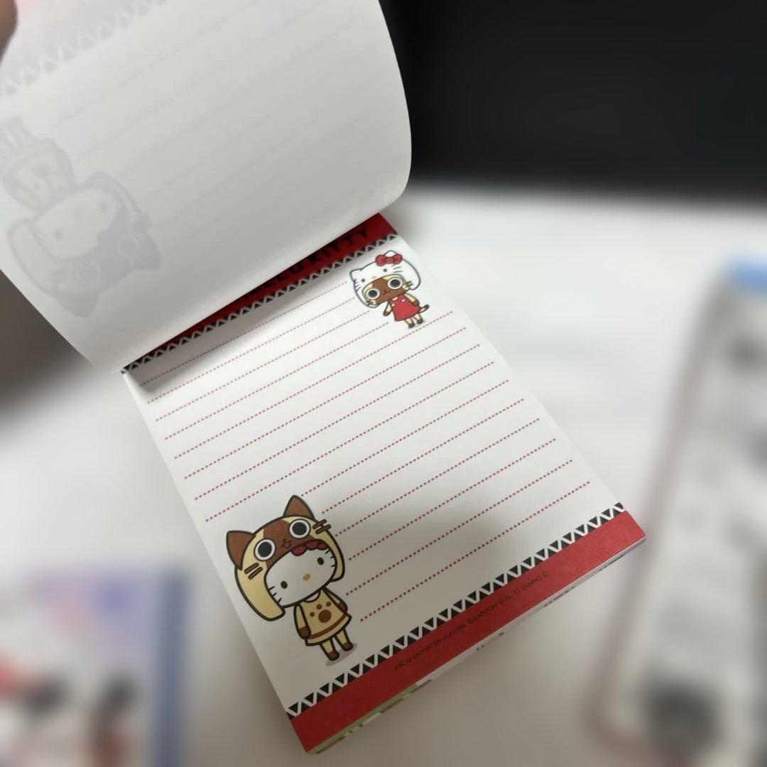 平成レトロ　メモ帳　カミオジャパン　ハローキティ ディズニー　サンリオ　シール