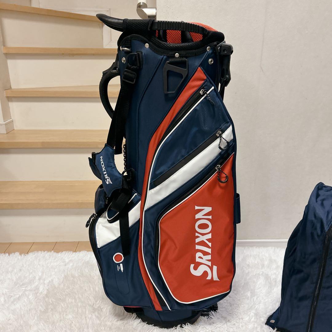 【美品】SRIXON スタンド式 キャディバッグ ゴルフバッグ 14分割