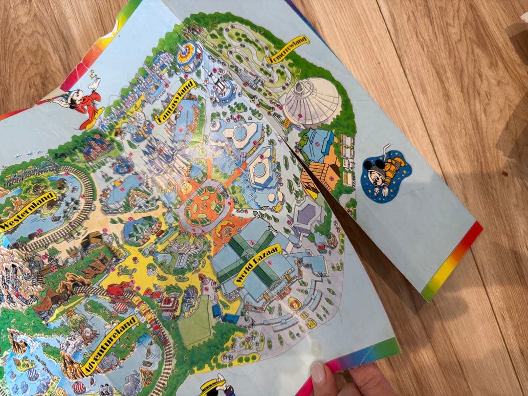 レア　昭和　ディズニーランド大図鑑　 ポストカード