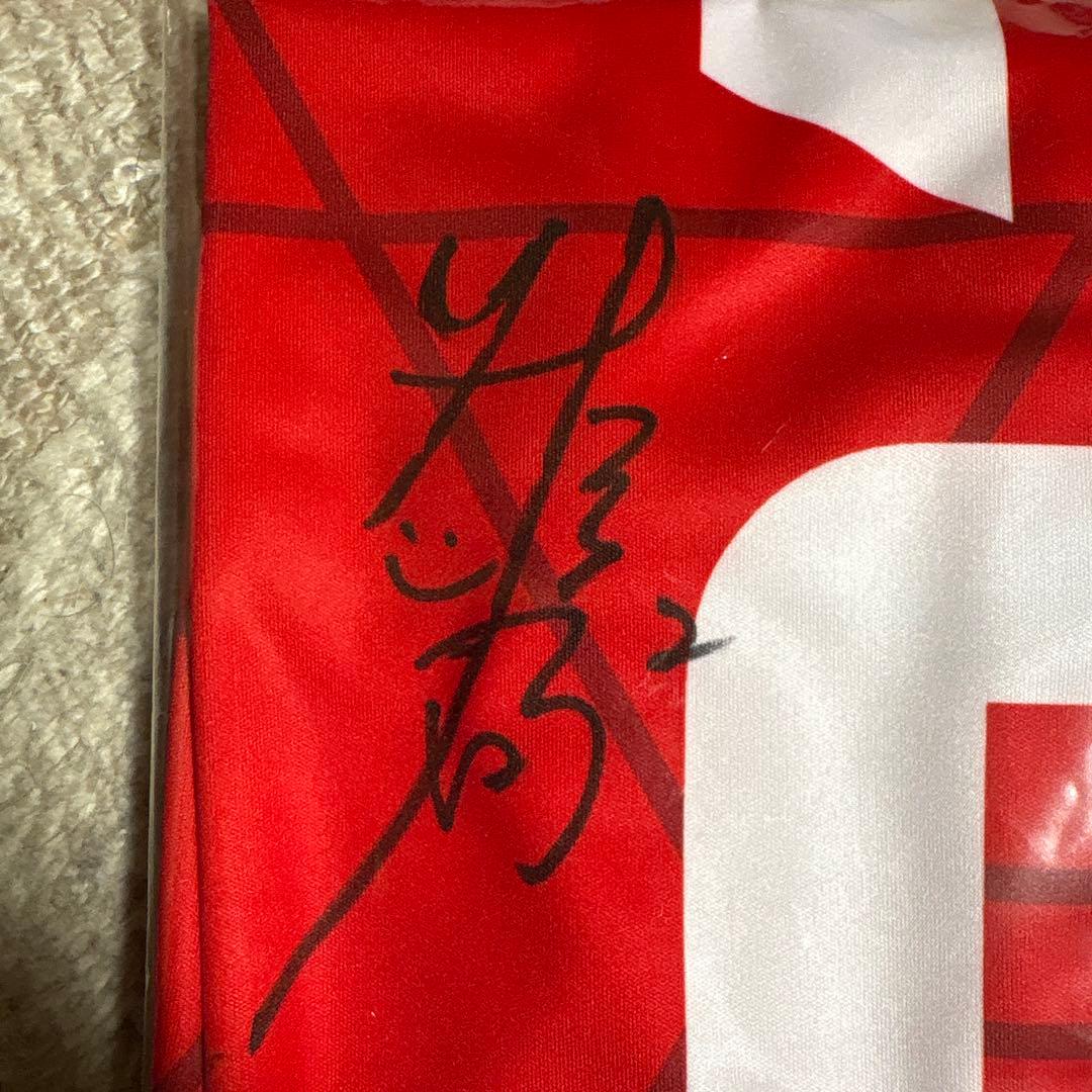 NECレッドロケッツ　佐藤淑乃　ユニフォームLサイズ　直筆サイン