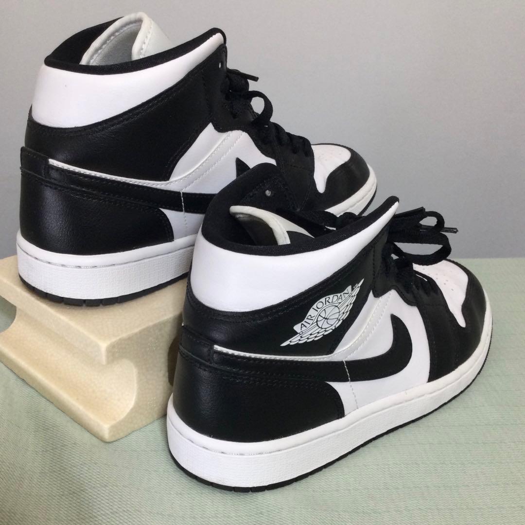 メンズバスケシューズ AIR JORDAN 1 MID WHITE/BLOCK