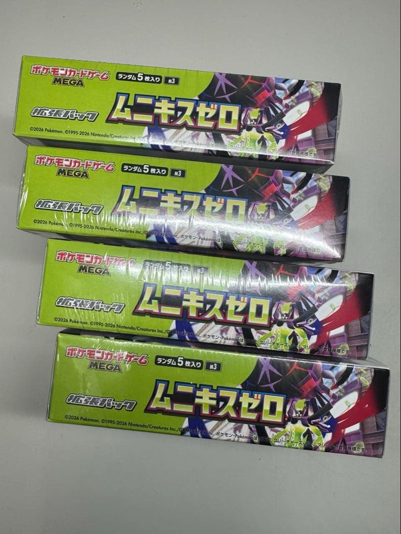 ポケモンカード　ムニキスゼロ　4box シュリンク付き