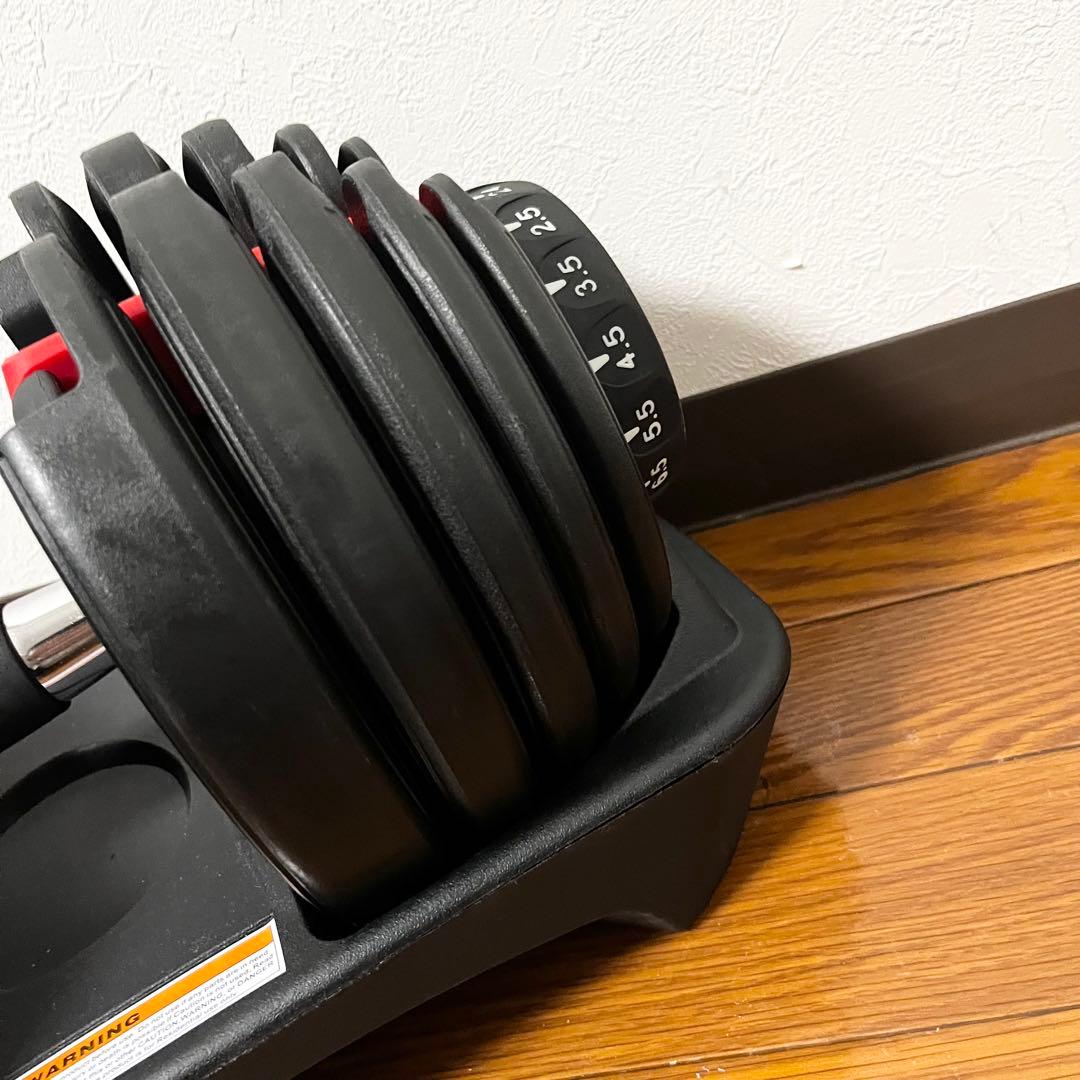 【未使用級】BARWING 可変式ダンベル 24kg×2 15段階 ①