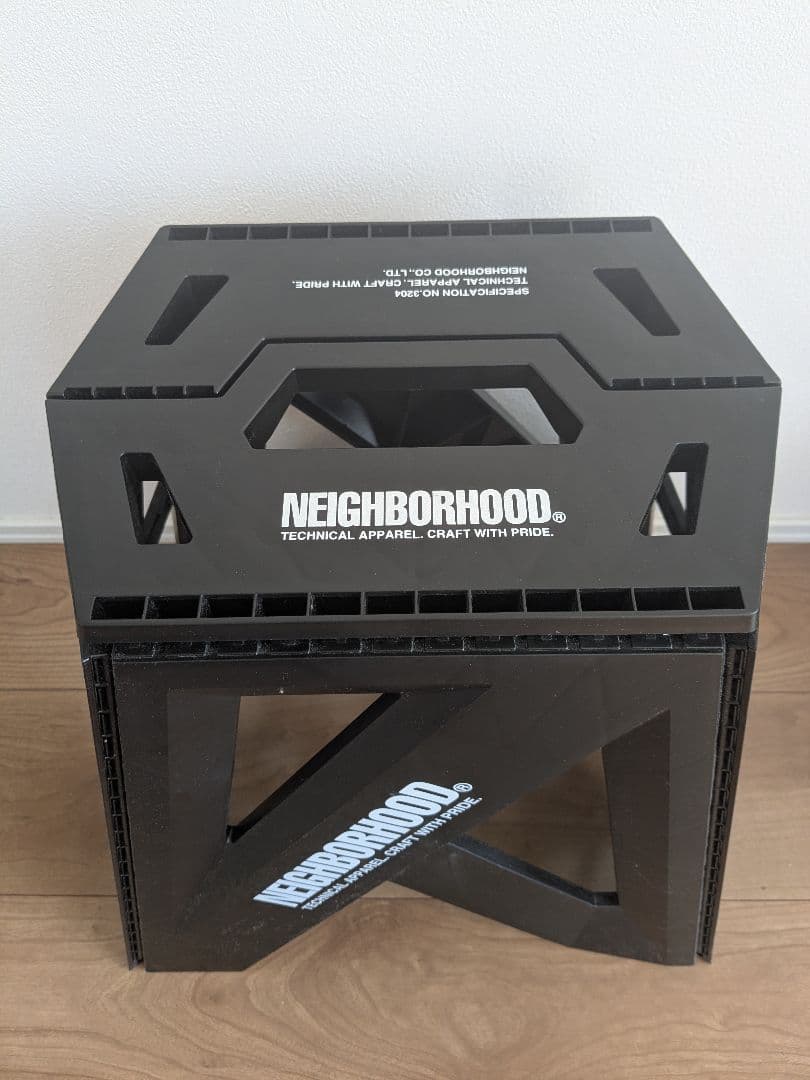 NEIGHBORHOOD 折りたたみアウトドアチェア ブラック