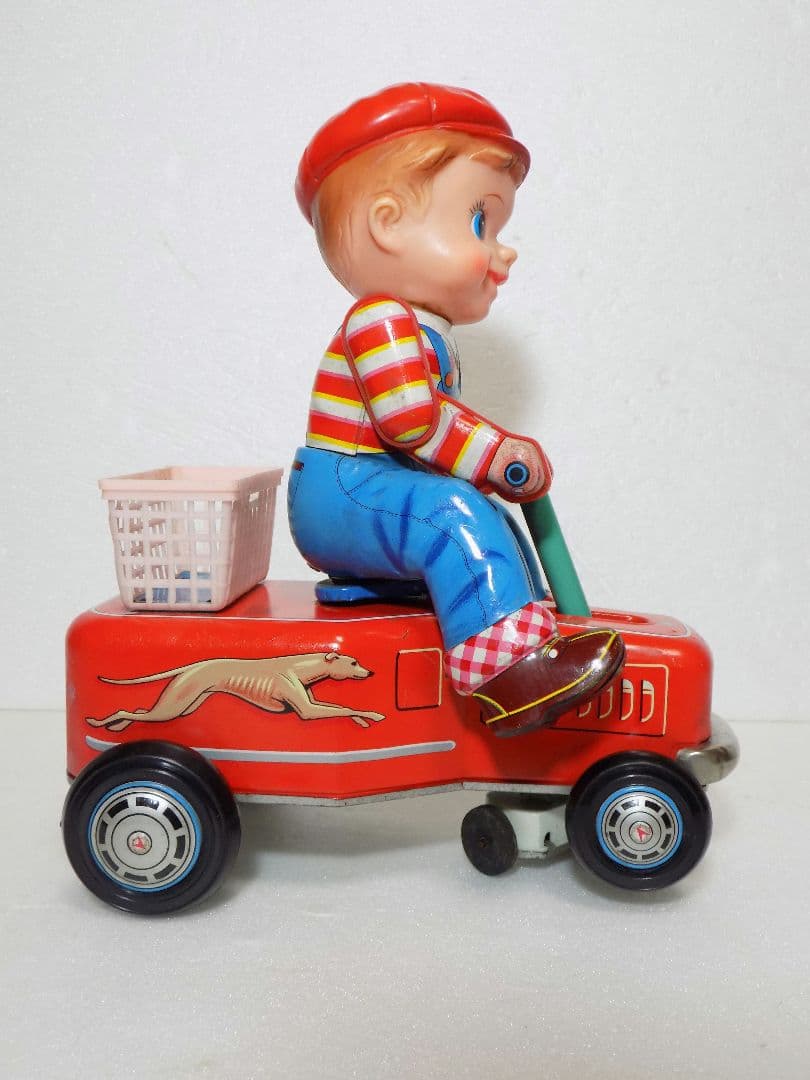 ✨️マスダヤ ブリキ　電動【ちびっこ HAND CAR 】☆動作品