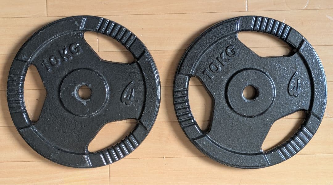 1/3 ■70kgセット 合計6枚 バーベルプレート