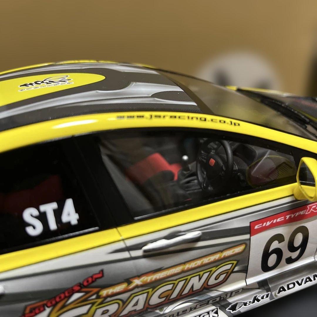 one model J’sRACING シビックタイプR FD2 1/18