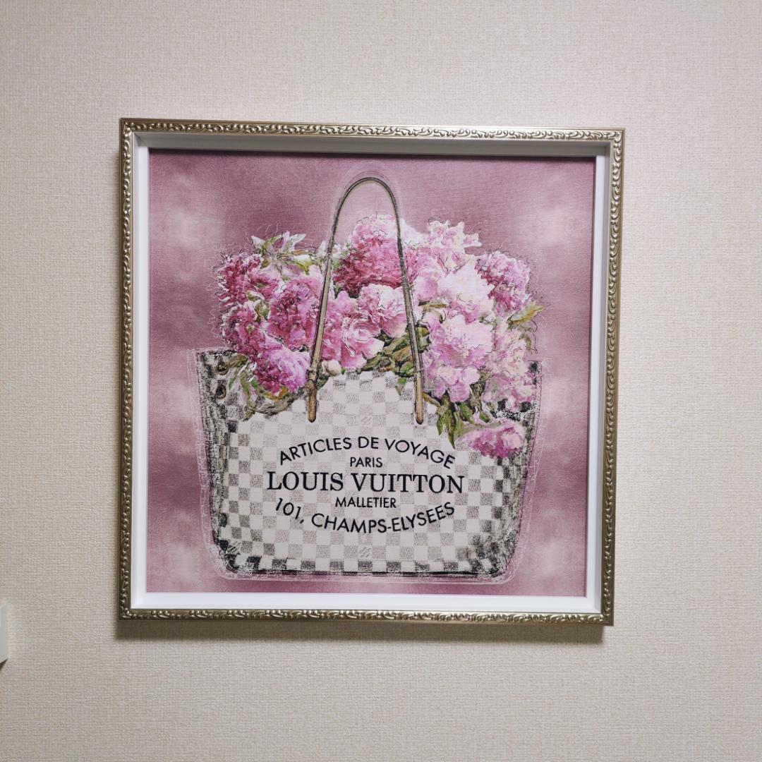 メルカリ市限定価格 アートパネル ルイヴィトン LOUIS VUITTON M