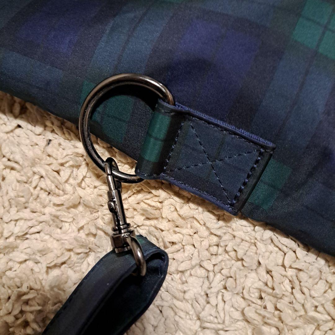 BEAMS GOLF クラブケース、 ネイビー・グリーンチェック