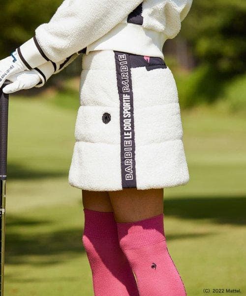 【Barbie(TM)×le coq sportifバービー ボア中わたスカート