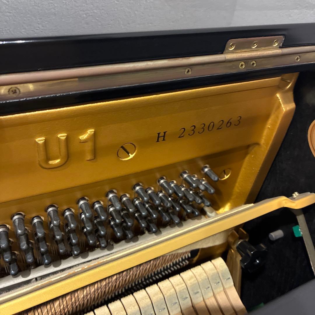 YAMAHA ヤマハ アップライトピアノ U1H 調律カード付属