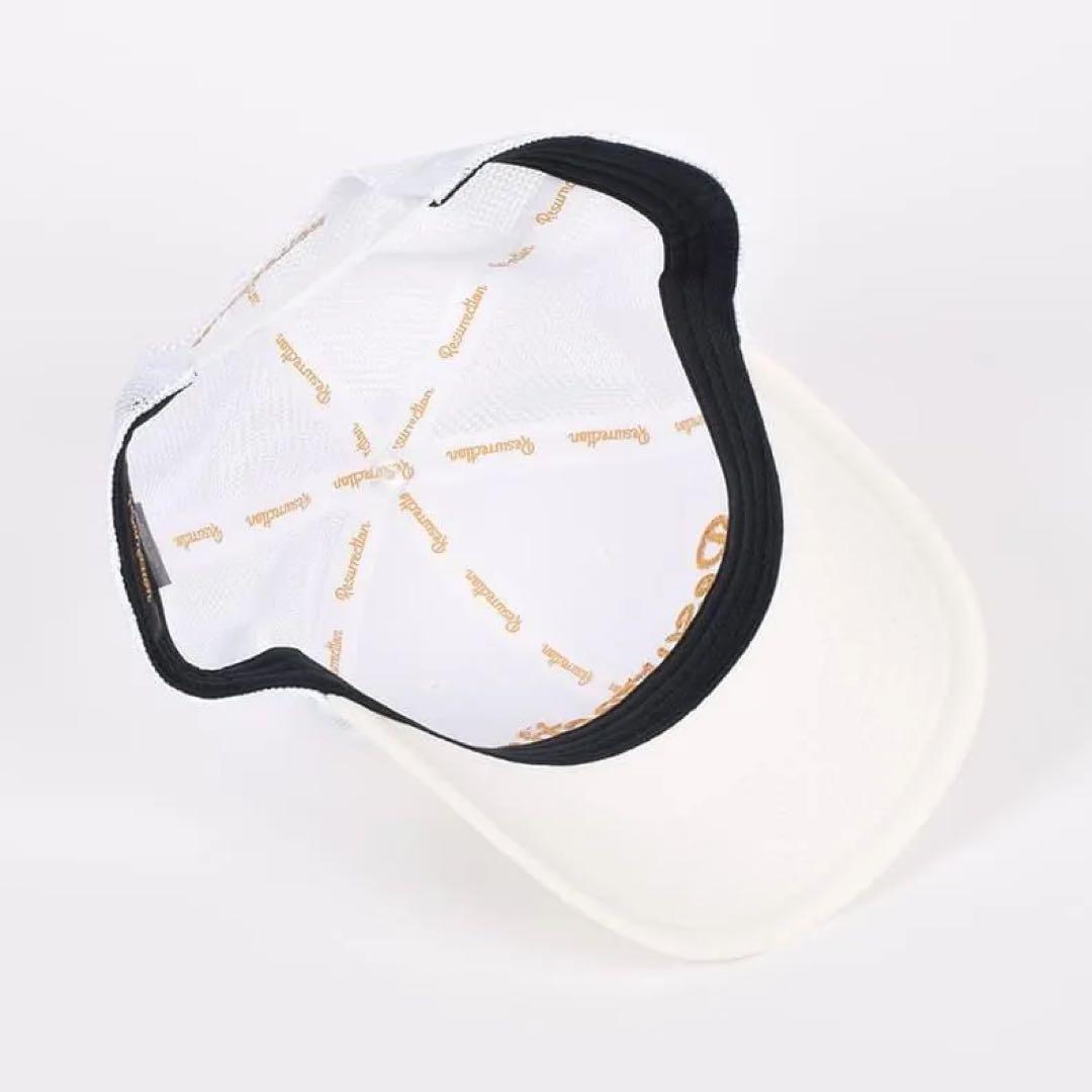 レザレクション GMエンボスメッシュキャップ / ホワイトBE12CAP03