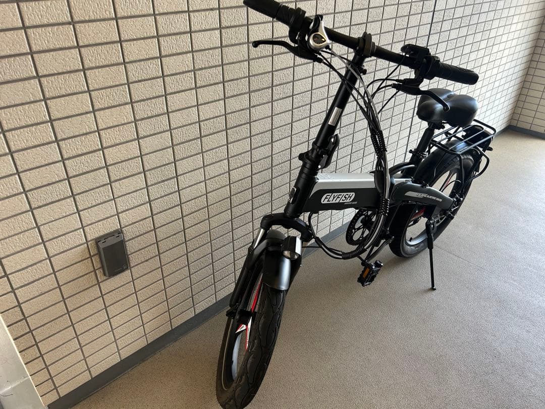 FLYISD 電動フルアシスト自転車 折りたたみ式 ブラック