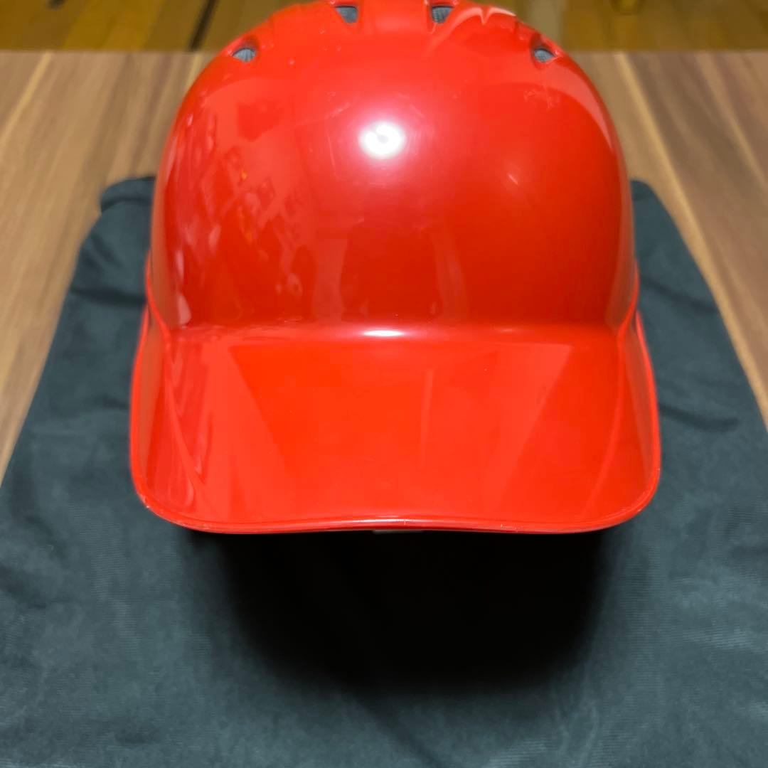 【美品】 野球 ヘルメット 赤